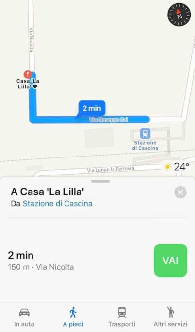 Casa La Lilla Apartment Cascina Luaran gambar